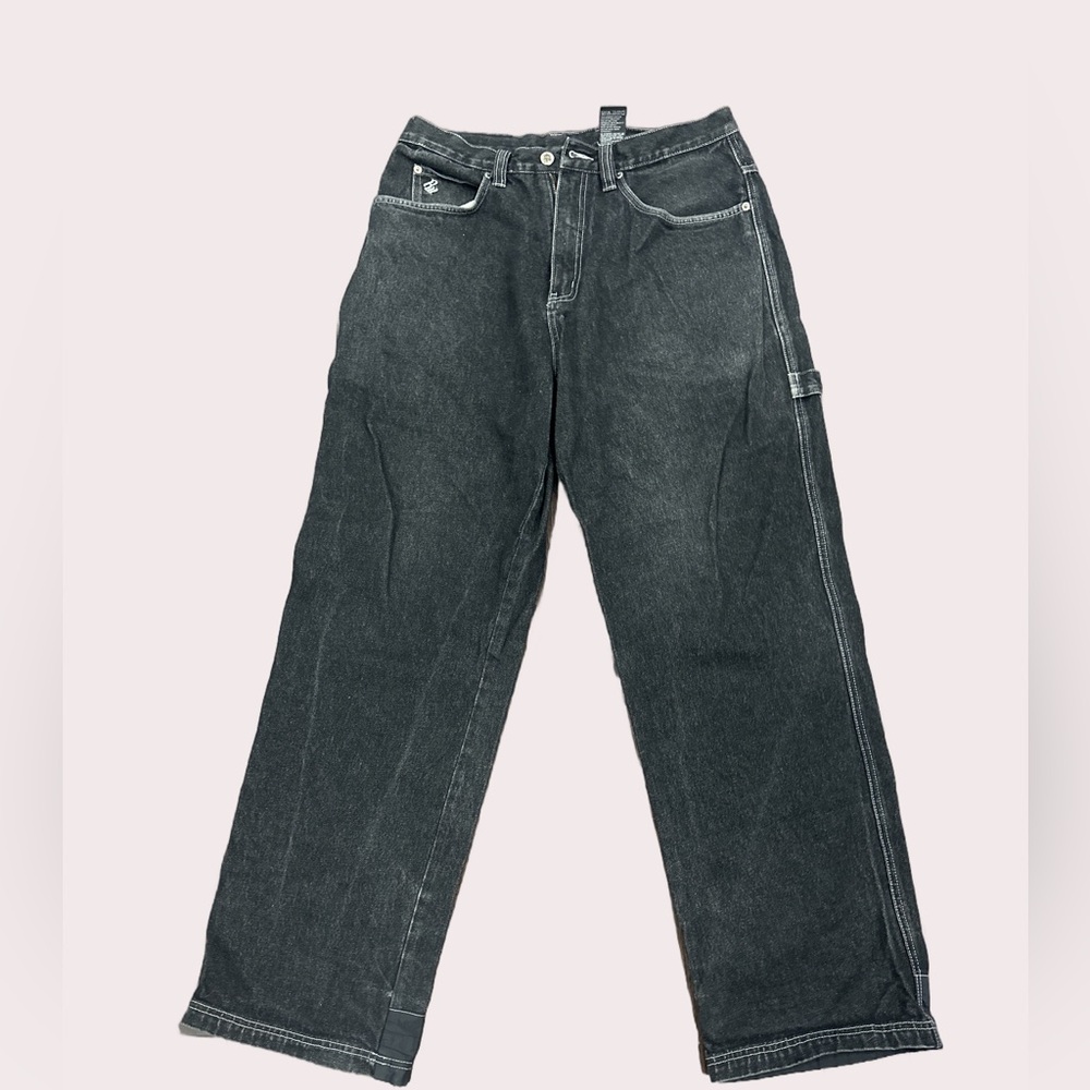 Rocawear Men's Dark Gray Relaxed Jeans